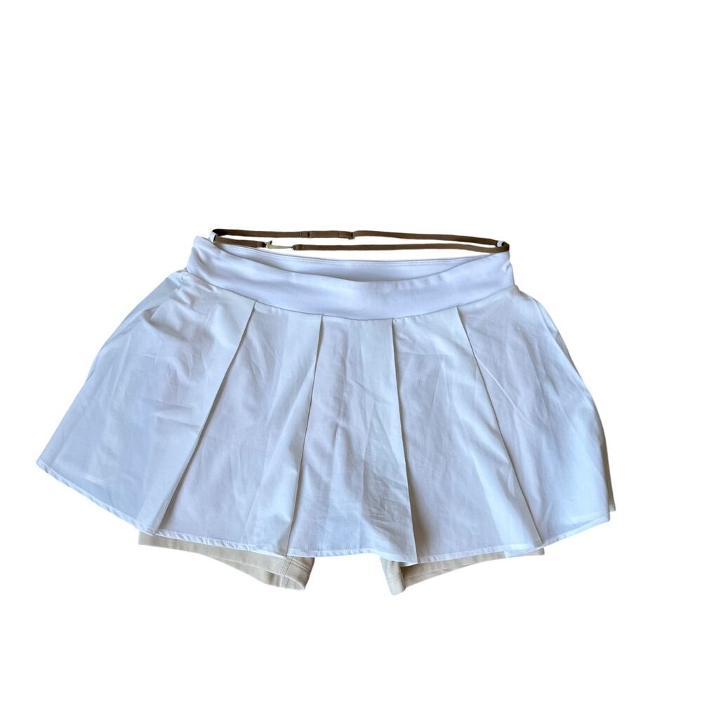 Nike x Jacquemus La Jupe Mini Skort in White & Pearl
